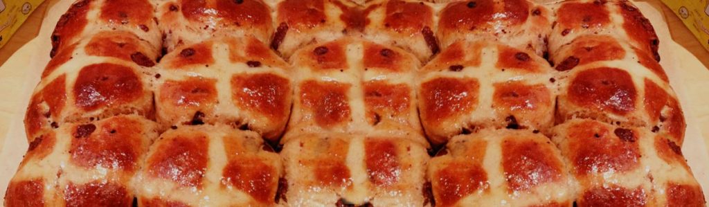 Homemade Hot Cross buns