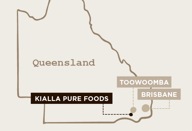 Kialla Pure Foods Map