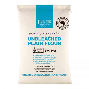 Organic Unbleached Plain Flour 5kg