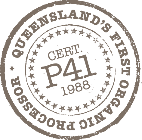 Kialla's original organic certification number was P41