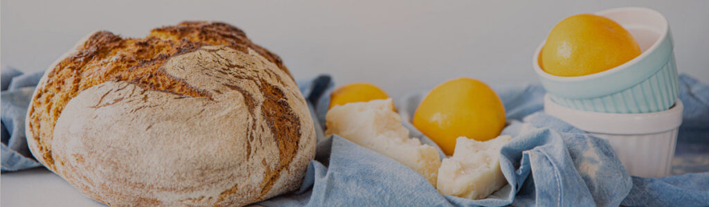 Sourdough bread with orange zest