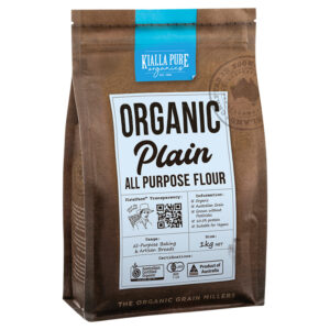 Kialla Pure Organic All-Purpose Flour is perfect for all kinds of home baking.