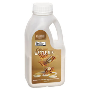 Kialla Pure Organic Waffle Mix make perfect fluffy waffles.