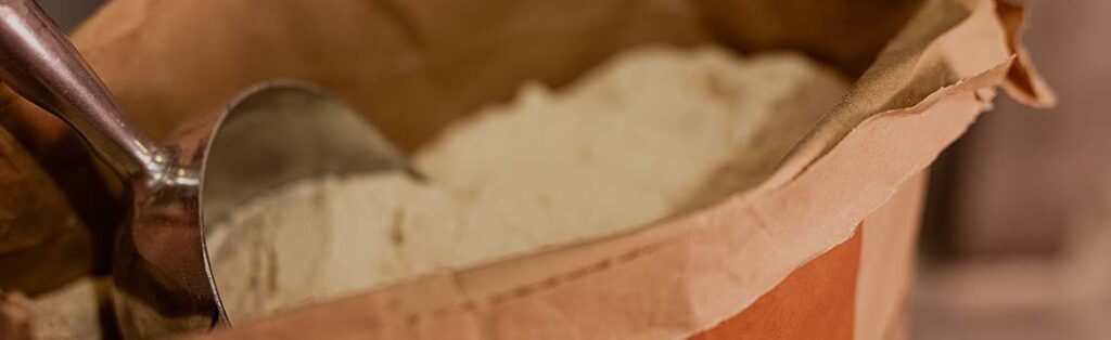 Kialla's wholegrain flour is milled from the whole organic wheat grain